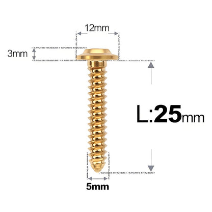 M5x12-25mm Titanium Screws For Electric Scooter & Motorcycle Body Panels-HD12