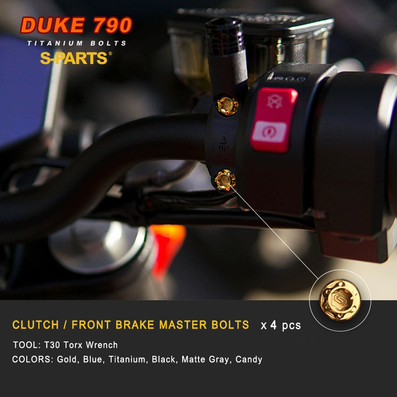 Titanium Full Bolt Kit for KTM 790 Duke — Full Kit & Section Upgrades