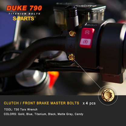 Titanium Full Bolt Kit for KTM 790 Duke — Full Kit & Section Upgrades