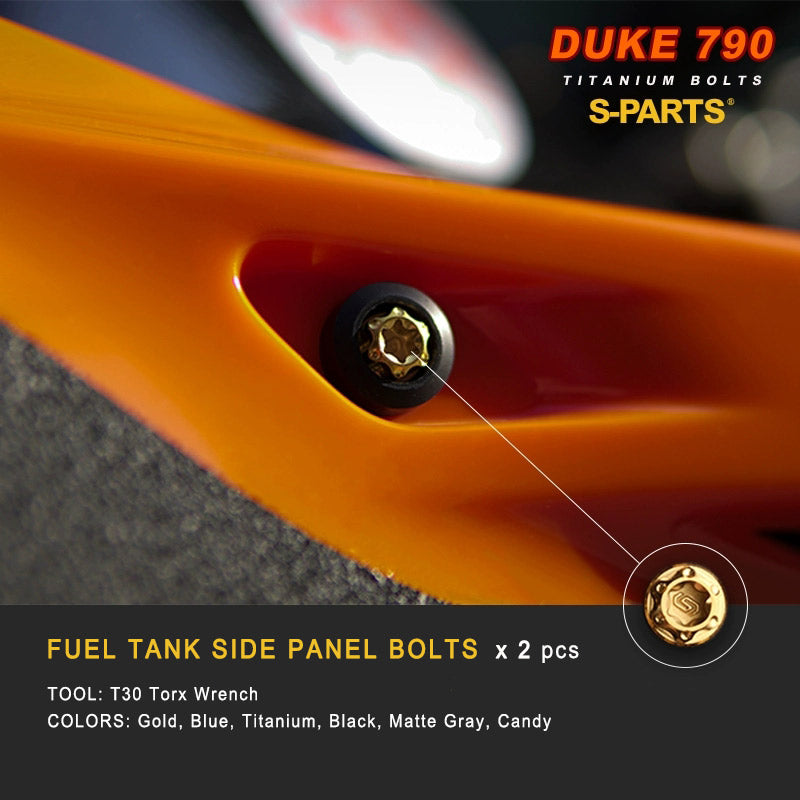 Titanium Full Bolt Kit for KTM 790 Duke — Full Kit & Section Upgrades