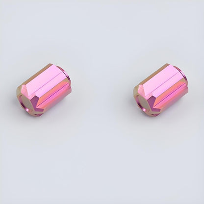 2 PCS Titanium Schrader Valve Dust Cap For Bicycles, Motorcycles and Electric Scooters