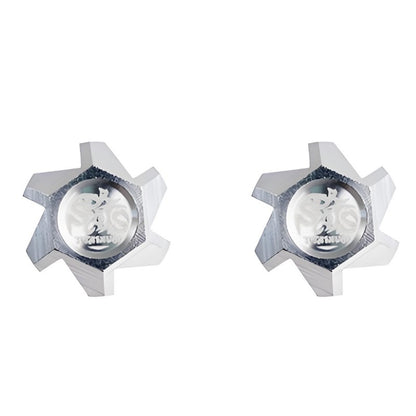 2 PCS Titanium Schrader Valve Dust Cap For Bicycles, Motorcycles and Electric Scooters