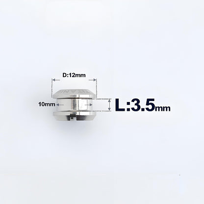 3.5/7/8.5mm Titanium Chainring Cranksets Bolts–Double Lock for Road & MTB
