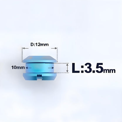 3.5/7/8.5mm Titanium Chainring Cranksets Bolts–Double Lock for Road & MTB