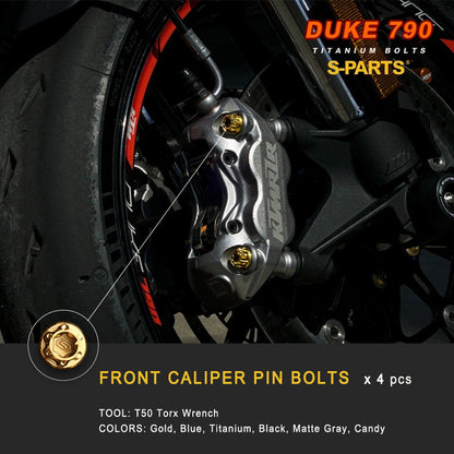 Titanium Full Bolt Kit for KTM 790 Duke — Full Kit & Section Upgrades