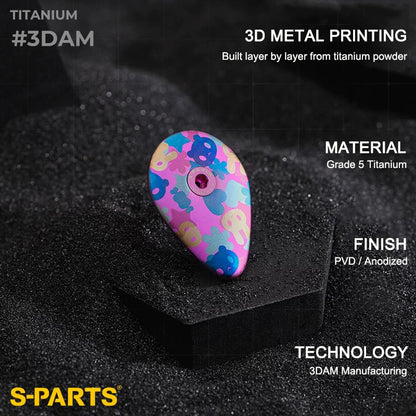 3D-Printed Grade 5 Titanium Headset Top Cap for Pinarello 3DAM | 2024 & Earlier & 2025