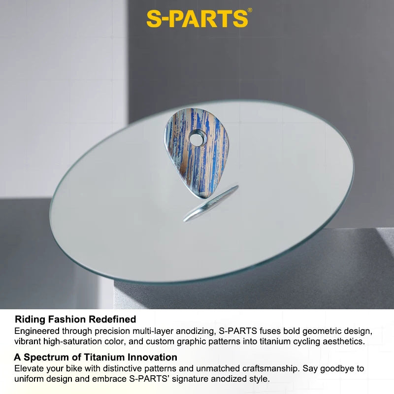 3D-Printed Grade 5 Titanium Headset Top Cap for Pinarello 3DAM | 2024 & Earlier & 2025