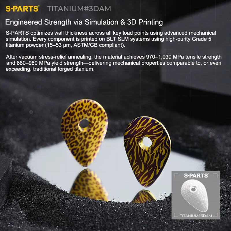 3D-Printed Grade 5 Titanium Headset Top Cap for Pinarello 3DAM | 2024 & Earlier & 2025