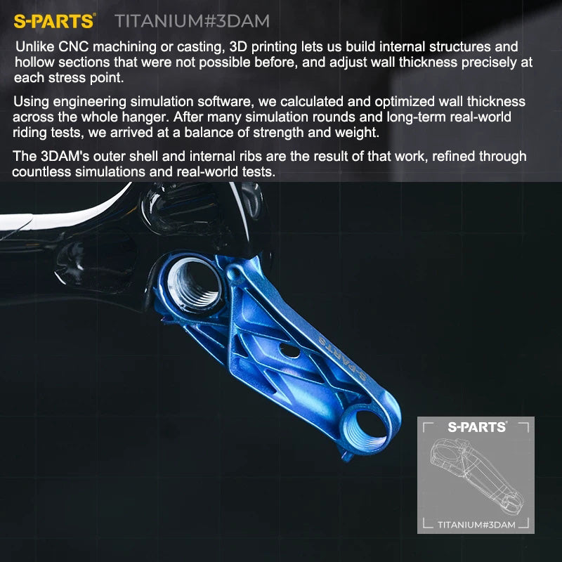 3D-Printed Titanium Derailleur Hanger for GIANT TCR & PP | Direct Mount