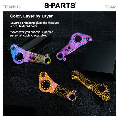 3D-Printed Titanium Direct Mount Derailleur Hanger for Specialized – 3DAM, 12.2g