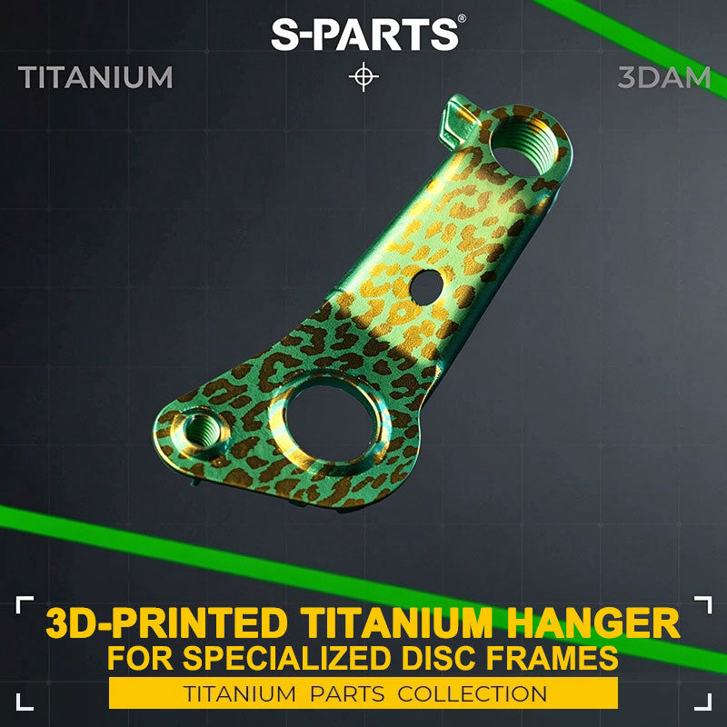 3D-Printed Titanium Direct Mount Derailleur Hanger for Specialized – 3DAM, 12.2g