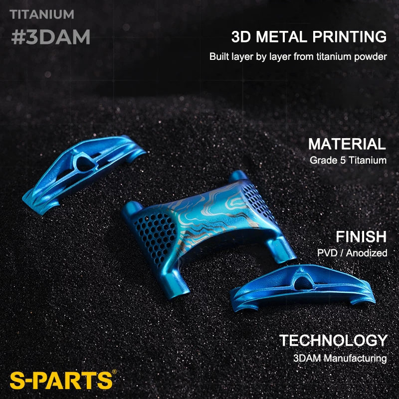 3D Printed Titanium Seat Clamp Kit & Parts for Specialized Tarmac SL8/SL9 Seesaw Seatpost
