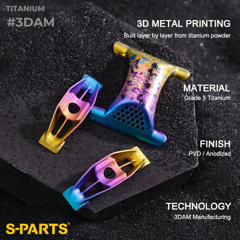 3D-Printed Titanium Seatpost Clamp Kit & Parts for Pinarello Dogma F 3DAM | Grade 5 Titanium