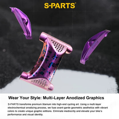 3D-Printed Titanium Seatpost Clamp Kit & Parts for Pinarello Dogma F 3DAM | Grade 5 Titanium