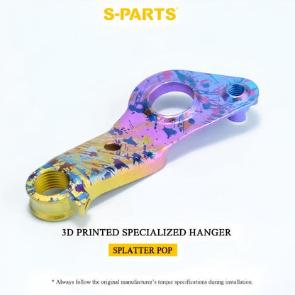 3D-Printed Titanium Direct Mount Derailleur Hanger for Specialized – 3DAM, 12.2g