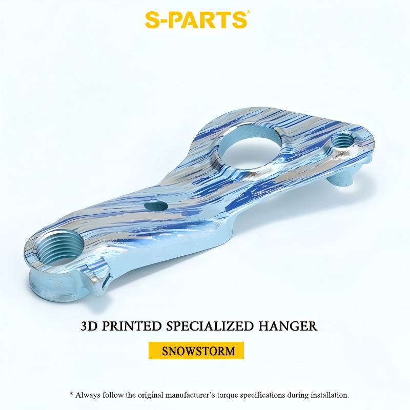 3D-Printed Titanium Direct Mount Derailleur Hanger for Specialized – 3DAM, 12.2g