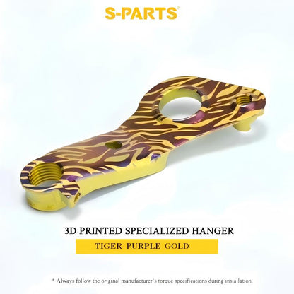3D-Printed Titanium Direct Mount Derailleur Hanger for Specialized – 3DAM, 12.2g