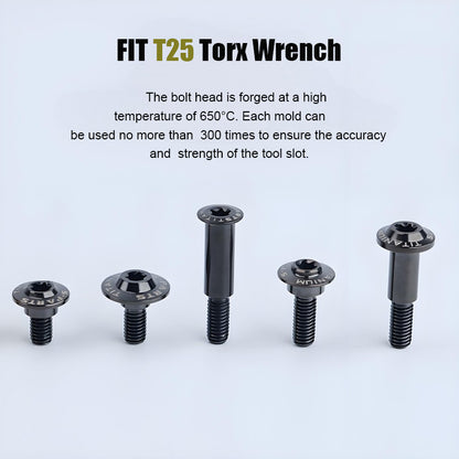 M5x10-36.5mm Titanium Shoulder Bolts for Motorcycle - TI