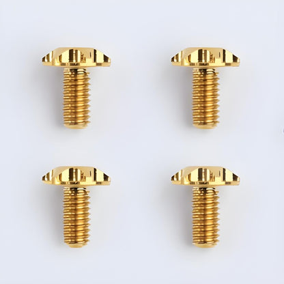 4pcs Lightweight Titanium Fasteners for SHOEI Motorcycle Helmet