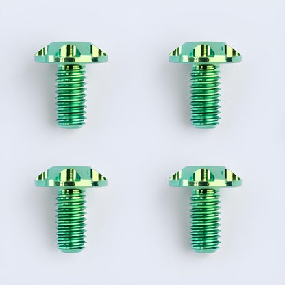4pcs Lightweight Titanium Fasteners for SHOEI Motorcycle Helmet