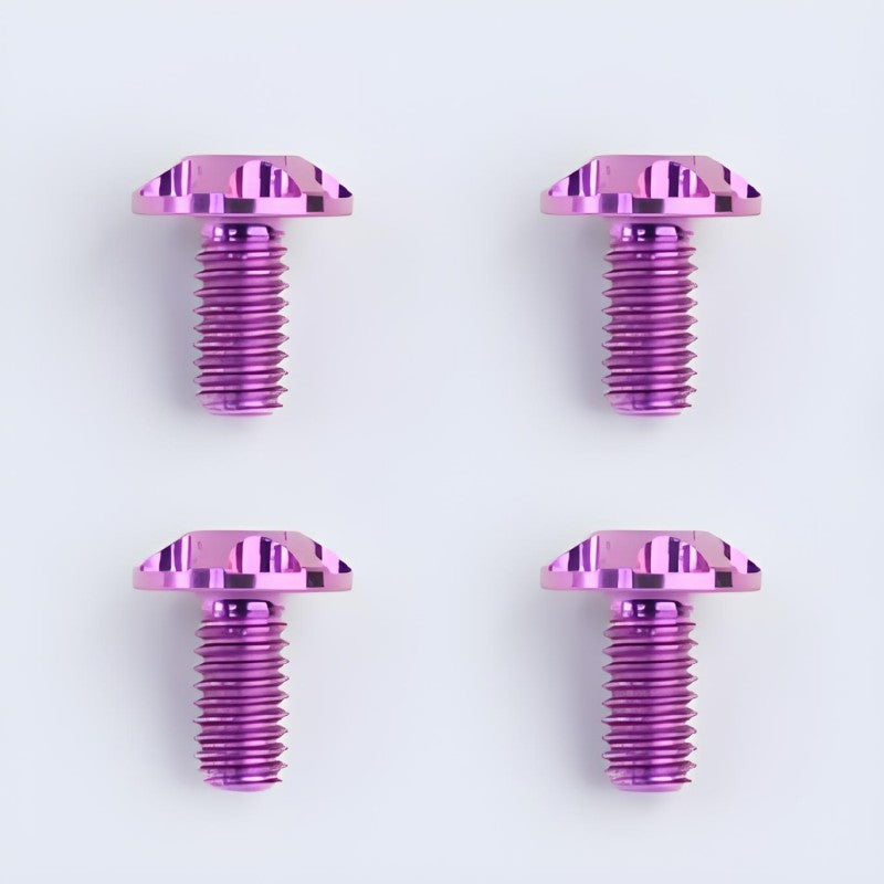 4pcs Lightweight Titanium Fasteners for SHOEI Motorcycle Helmet