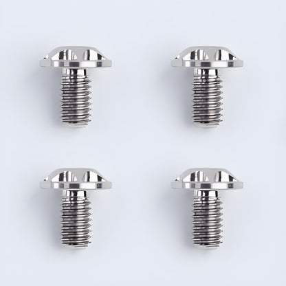 4pcs Lightweight Titanium Fasteners for SHOEI Motorcycle Helmet