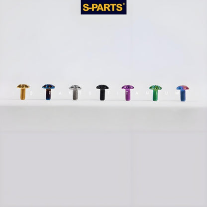 4pcs Lightweight Titanium Fasteners for SHOEI Motorcycle Helmet