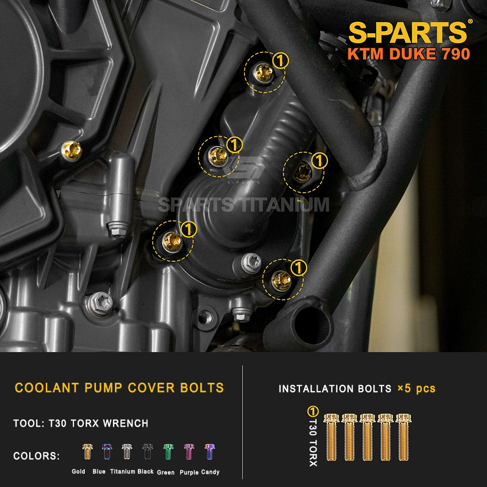 Titanium Full Bolt Kit for KTM 790 Duke — Full Kit & Section Upgrades