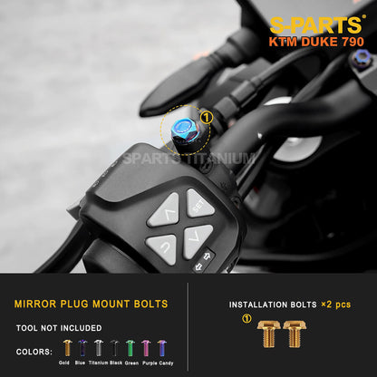 Titanium Full Bolt Kit for KTM 790 Duke — Full Kit & Section Upgrades