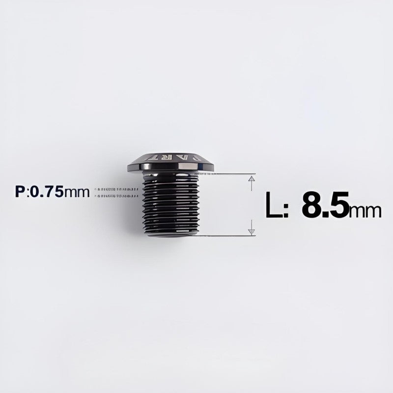 8.5/10mm Titanium Chainring Cranksets Bolts–Single Lock for Road & MTB