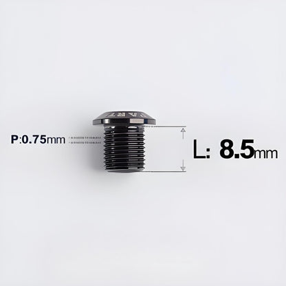 8.5/10mm Titanium Chainring Cranksets Bolts–Single Lock for Road & MTB