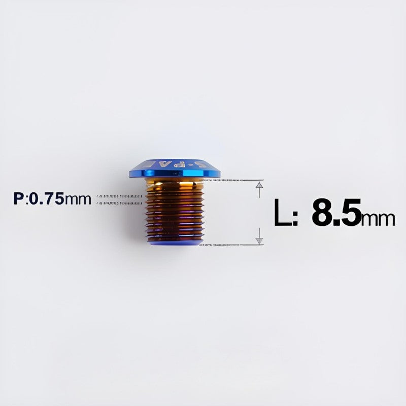 8.5/10mm Titanium Chainring Cranksets Bolts–Single Lock for Road & MTB