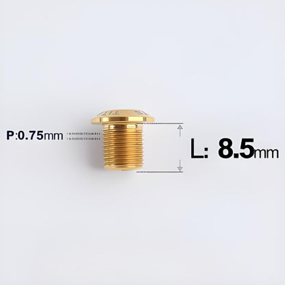 8.5/10mm Titanium Chainring Cranksets Bolts–Single Lock for Road & MTB