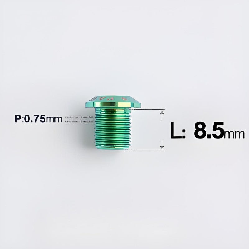 8.5/10mm Titanium Chainring Cranksets Bolts–Single Lock for Road & MTB