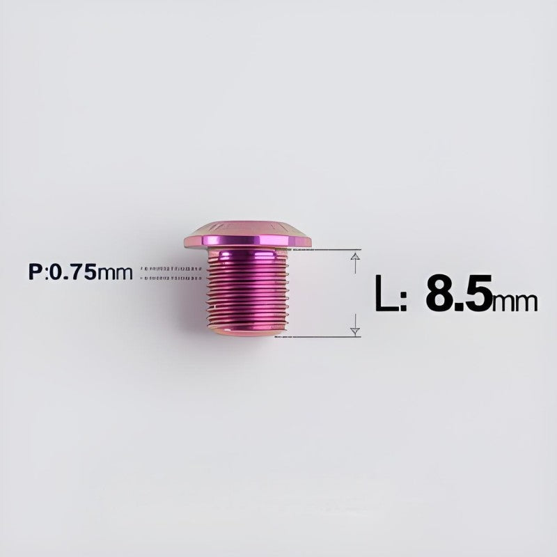 8.5/10mm Titanium Chainring Cranksets Bolts–Single Lock for Road & MTB
