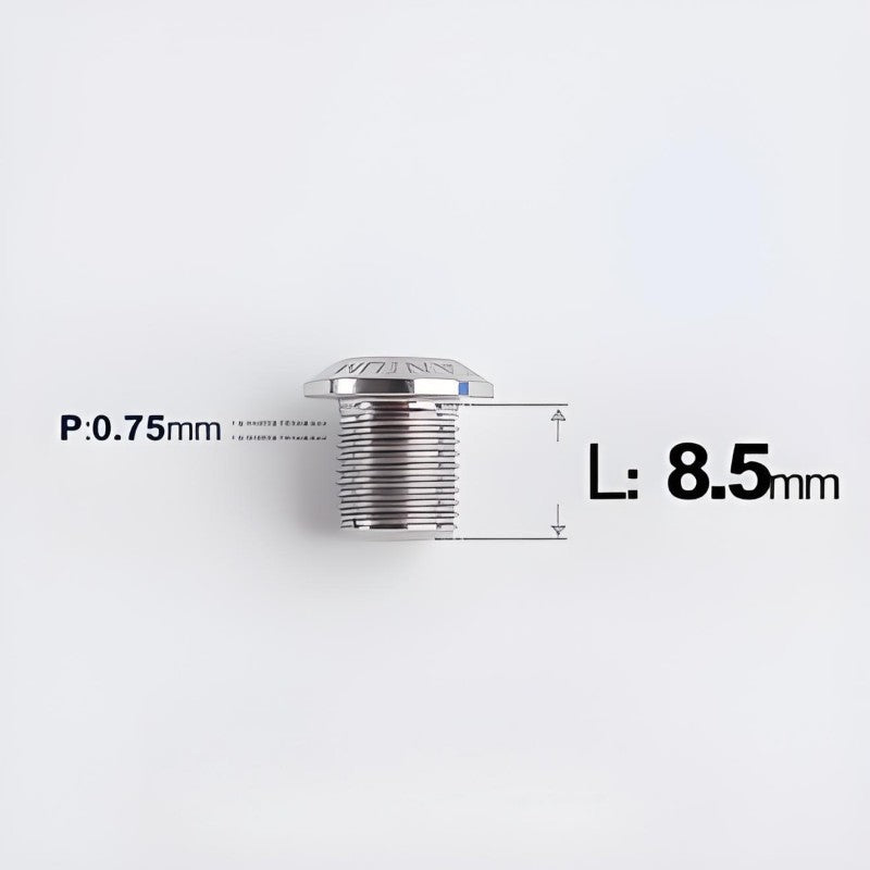 8.5/10mm Titanium Chainring Cranksets Bolts–Single Lock for Road & MTB
