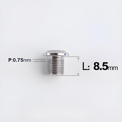 8.5/10mm Titanium Chainring Cranksets Bolts–Single Lock for Road & MTB