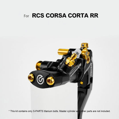 8pcs Brembo RCS CORSA CORTA RR Master Cylinder Titanium Bolt Kit