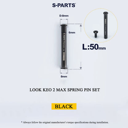 Grade 5 Titanium Pedal Axle & Parts for LOOK KEO 2 MAX