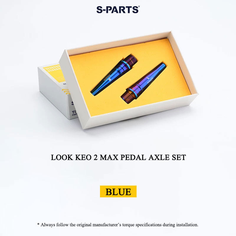 Grade 5 Titanium Pedal Axle & Parts for LOOK KEO 2 MAX