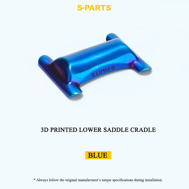 3D Printed Titanium Seatpost Saddle Clamp Kit, Two-Bolt, for Cannondale SuperSix EVO Gen 5