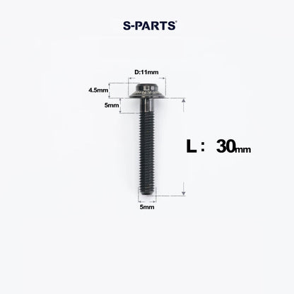 M5 Titanium Caliper Bolts for Shimano Flat Mount - R9270 / R8170 / R8070 / R7170