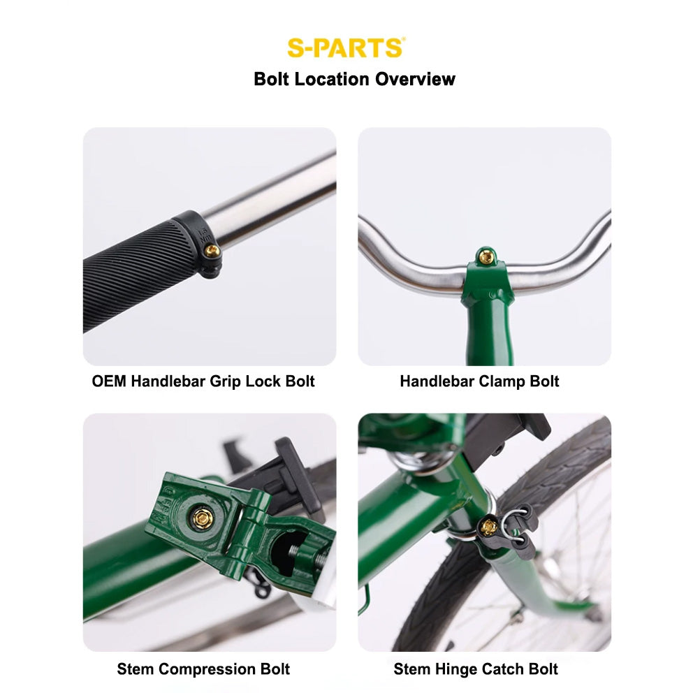Titanium Bolts & Hardware Upgrade for Brompton C Line, P Line & T Line