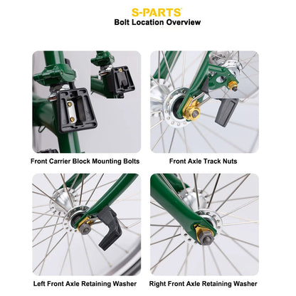 Titanium Bolts & Hardware Upgrade for Brompton C Line, P Line & T Line