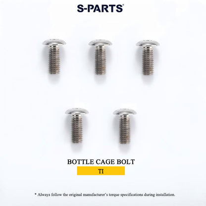 COLNAGO Y1RS Grade 5 Titanium Hardware Kit | Handlebar Bolts, Fork Steerer Expander, Thru Axle & More