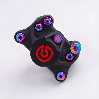 Brembo 2-Piston Caliper Titanium Bolt Kit (Crab Style) — 7-Piece Set