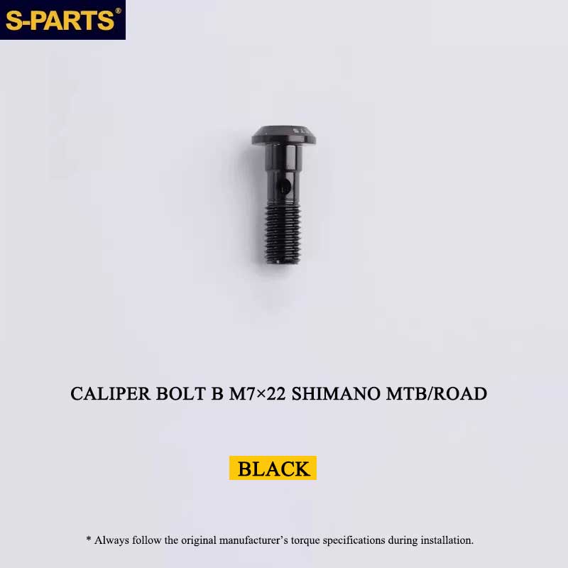 Titanium Caliper Body Bolt B M7 × 22mm for Shimano M9120 / M8120 / M7120 / M820 / M640 R9120