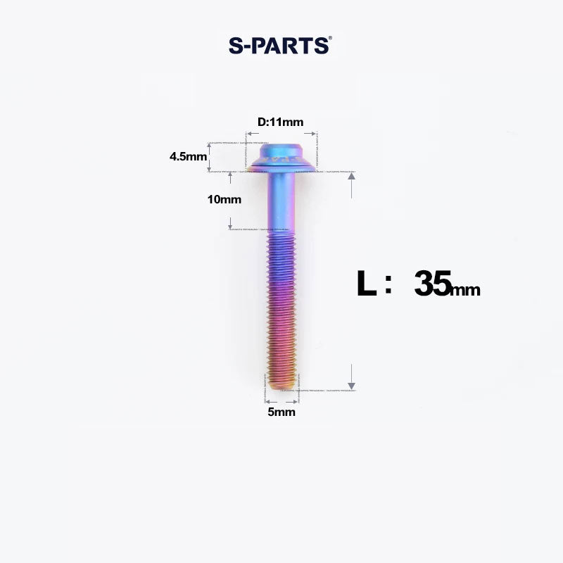 M5 Titanium Caliper Bolts for Shimano Flat Mount - R9270 / R8170 / R8070 / R7170