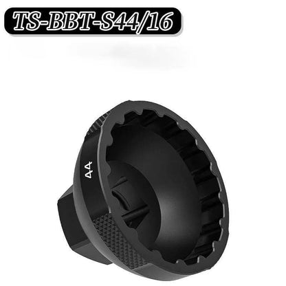 6.1g Grade 5 Titanium External Center Lock Lockring | 44mm 16-Notch Rotor Lockring for Road, Gravel & MTB