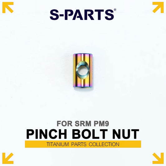 Grade 5 Titanium Crank Arm Pinch Bolt Nut for SRM PM9 Power Meter Cranks